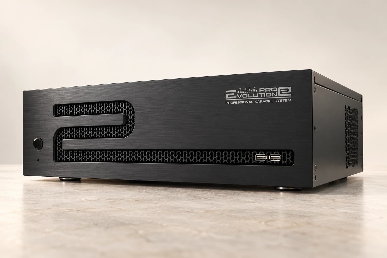Evolution Pro2, вид спереди в три четверти на светлом фоне — рекламная визуализация