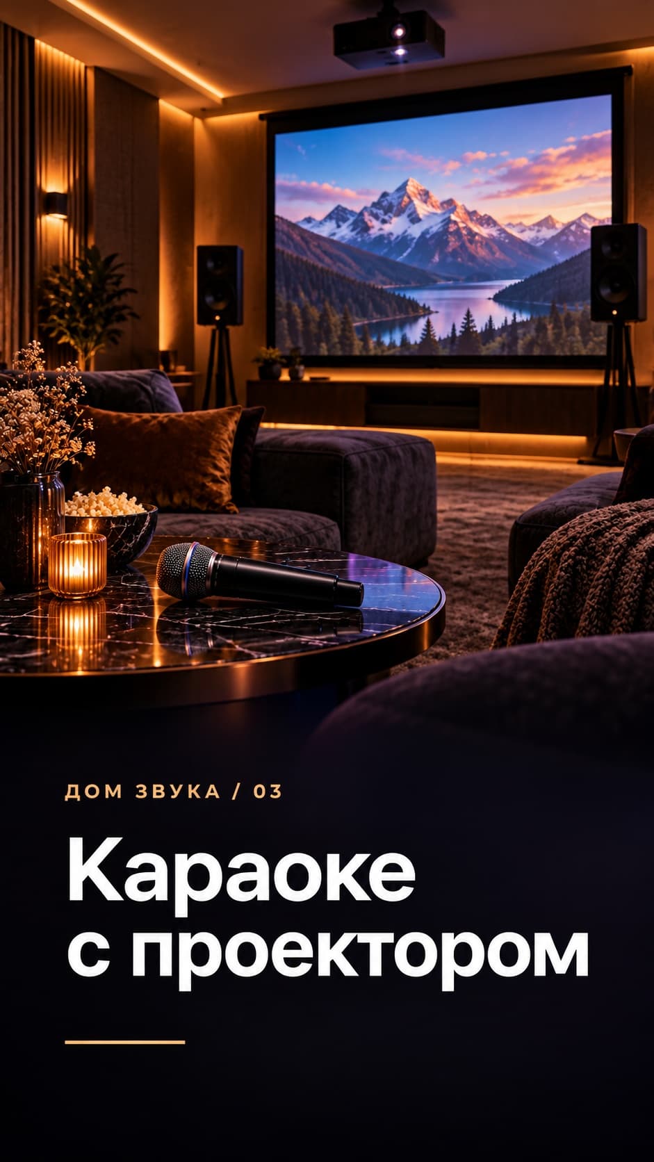 Караоке с проектором