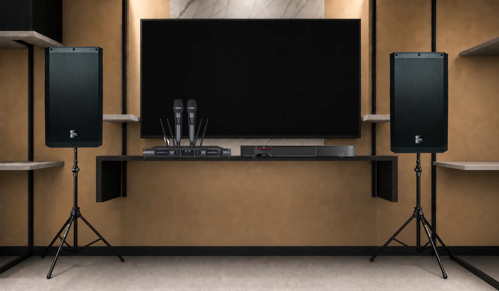 Караоке-комплект AST-250 + SS-R12A ×2 + Sweden Sound SS-280A