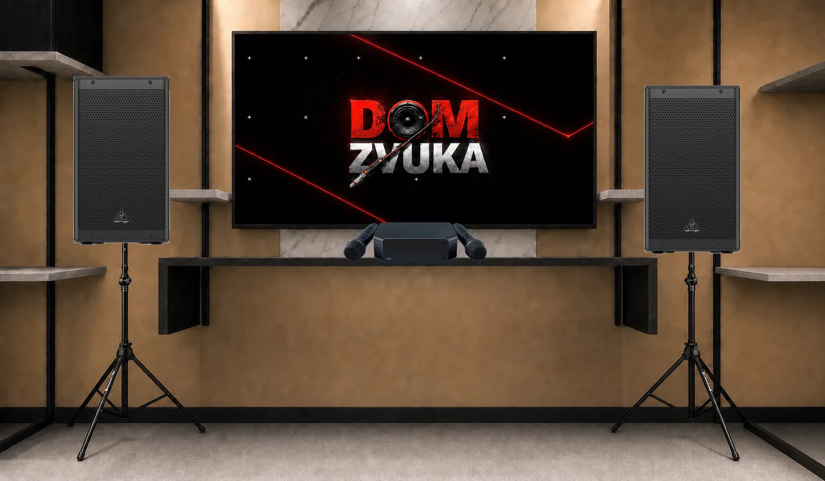Караоке-комплект AST Zoom + DR110DSP ×2