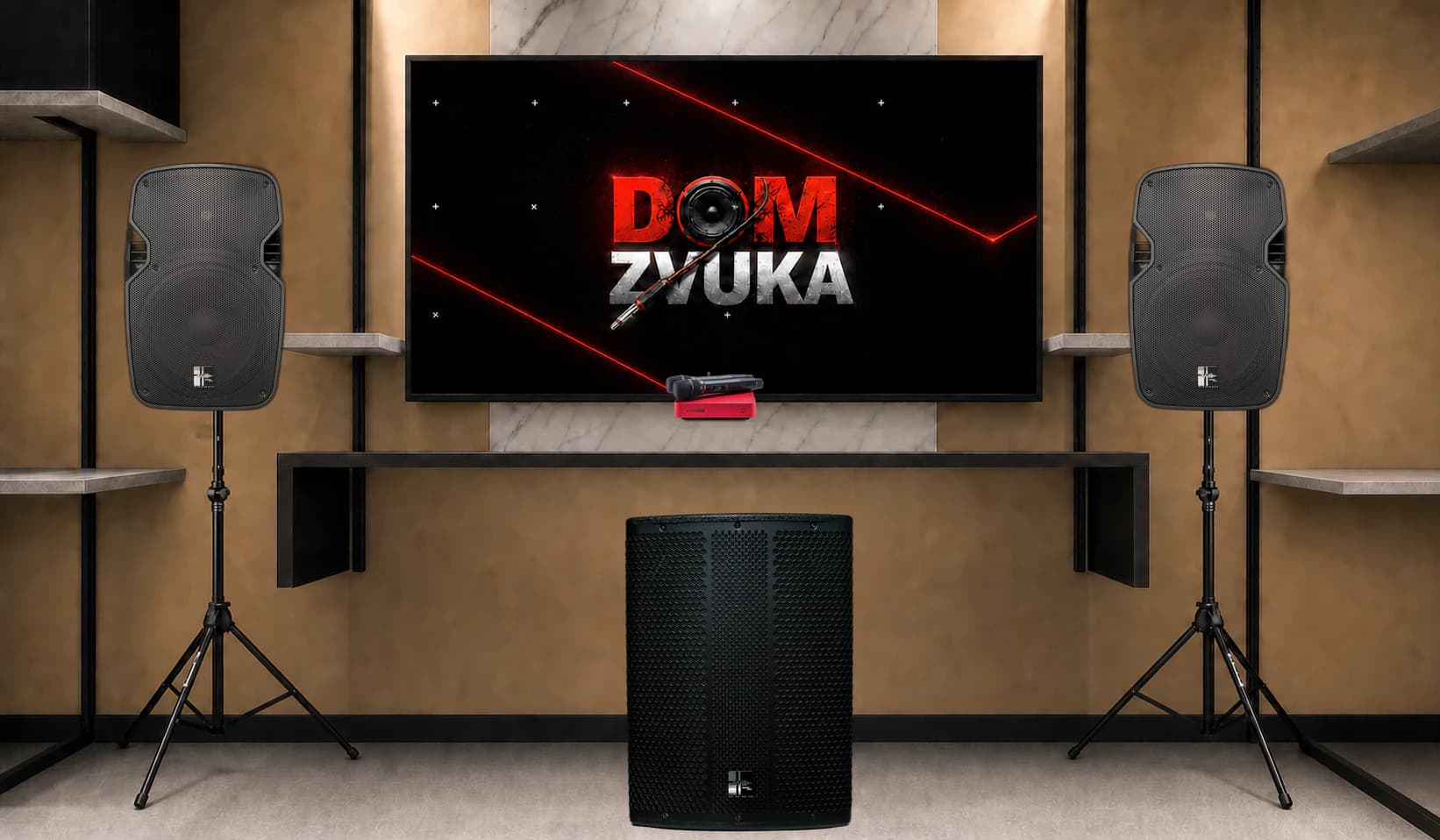 Караоке-комплект EVOBOX Classic + SS-J4012A ×2 + SS-DA15S