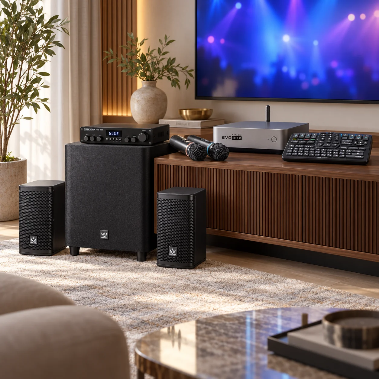 Визуализация: EVOBOX Classic + Trevox SVS-500