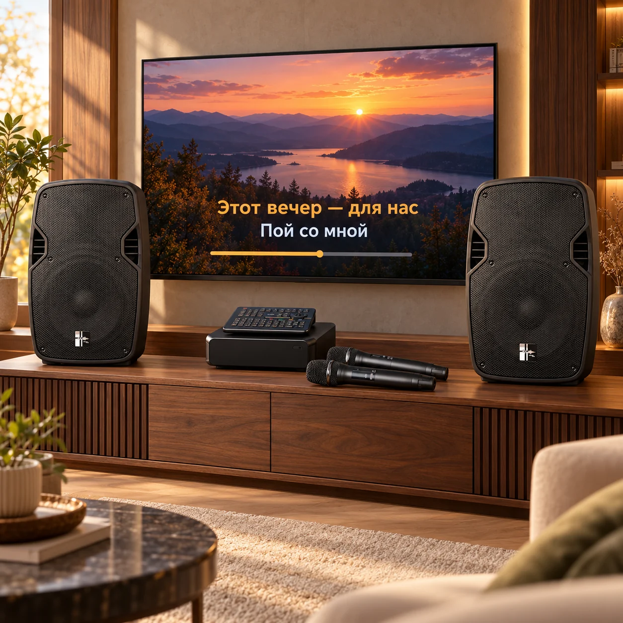 Визуализация: AST Zoom 1 + Sweden Sound SS-J4012A. Телевизор и интерьер в комплект не входят.