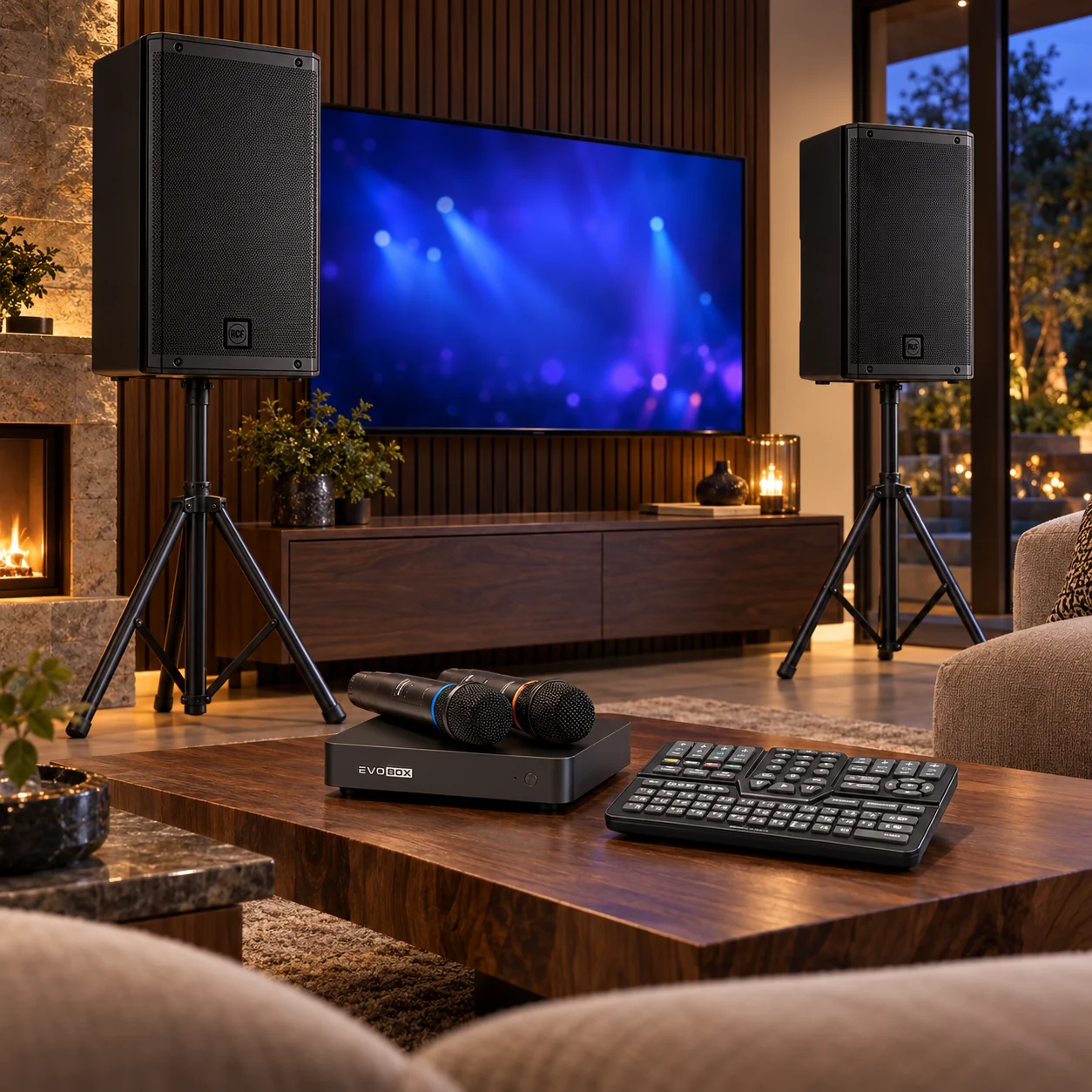 Визуализация: EVOBOX Plus + RCF ART 910-A