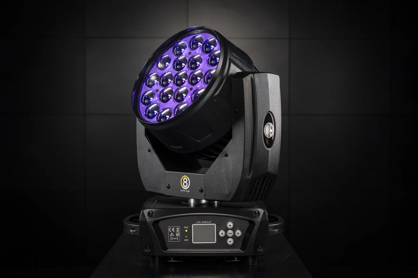 Светодиодная вращающаяся голова LED Beam Wash 19×15 W RGBW