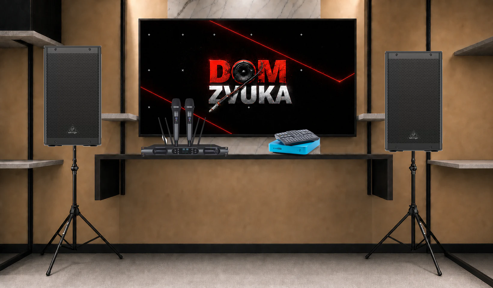 EVOBOX + Sweden Sound SS-280A + DR110DSP ×2