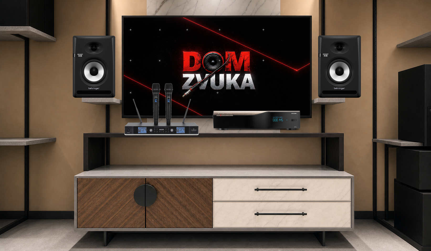 AST-50 + Soundsation WF-U2602HH + NEKKST K5 ×2