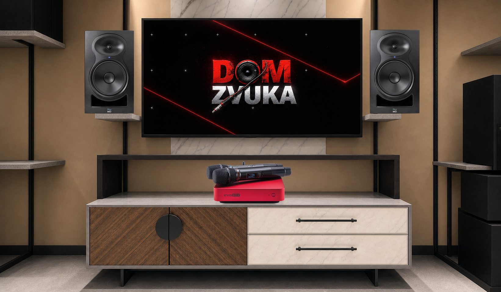 Studio Evolution EVOBOX Classic + Kali Audio LP-8 (V2) ×2