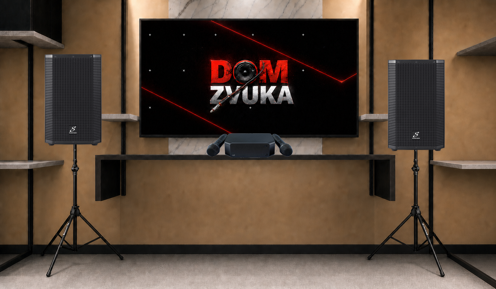 AST AST Zoom2 + Studiomaster Vortex 10A ×2