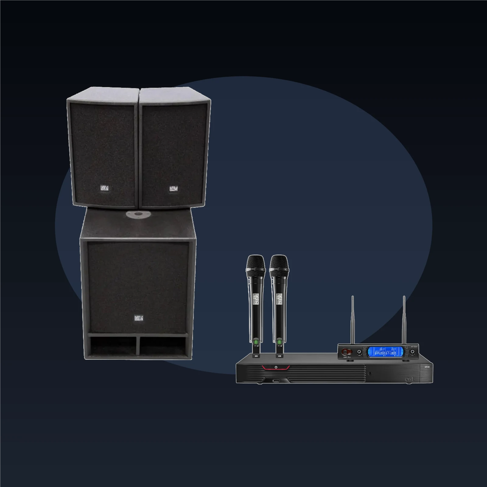 AST-250 + AST-926M + LEEM SP-1510A 2:1