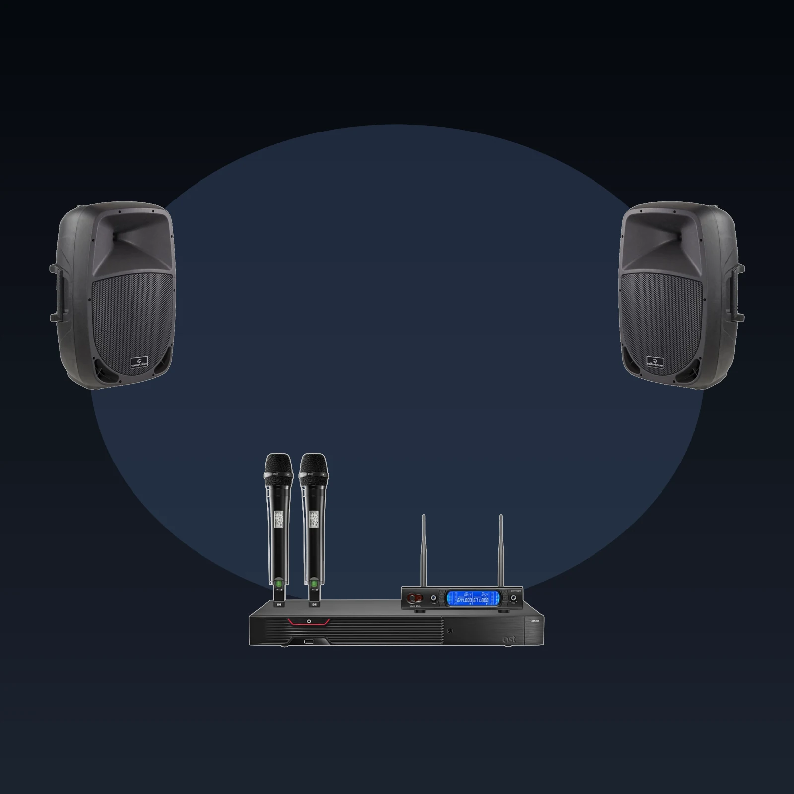 AST-250 + AST-926M + SOUNDSATION GO-SOUND 12A