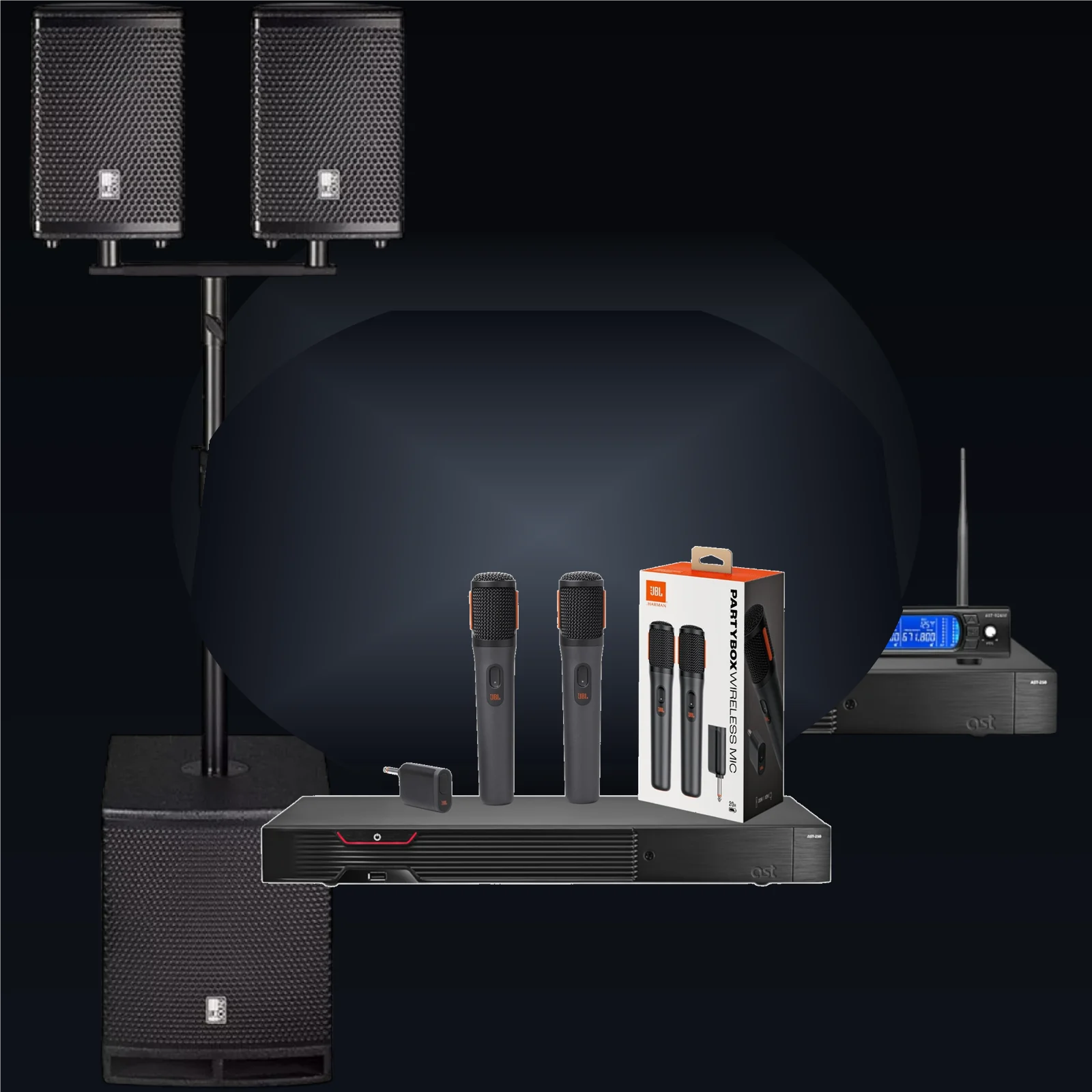 AST-250 + Jbl + Eurosound PROMETHEUS-500N