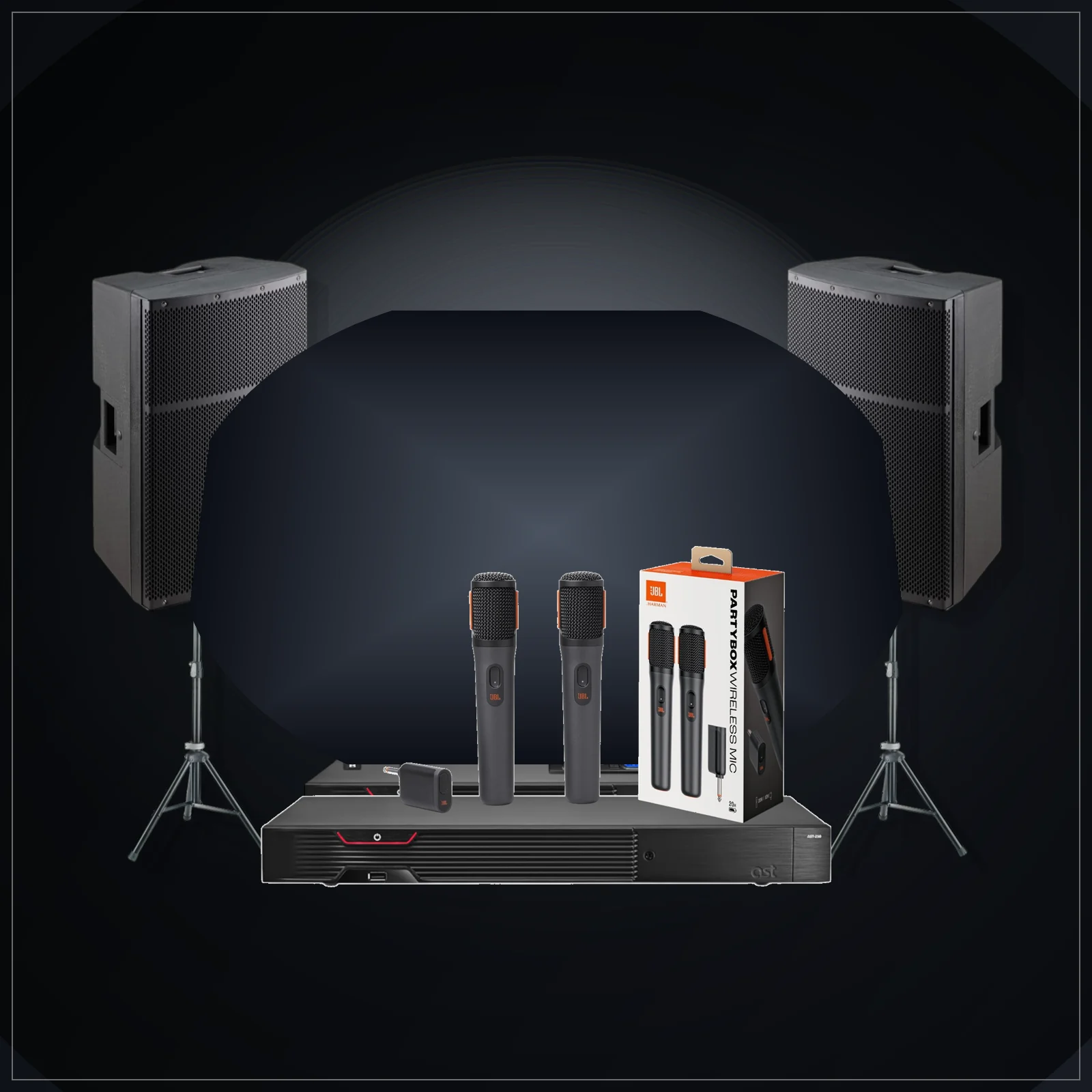 AST-250 + Jbl + SOUNDSATION GO-SOUND 12A