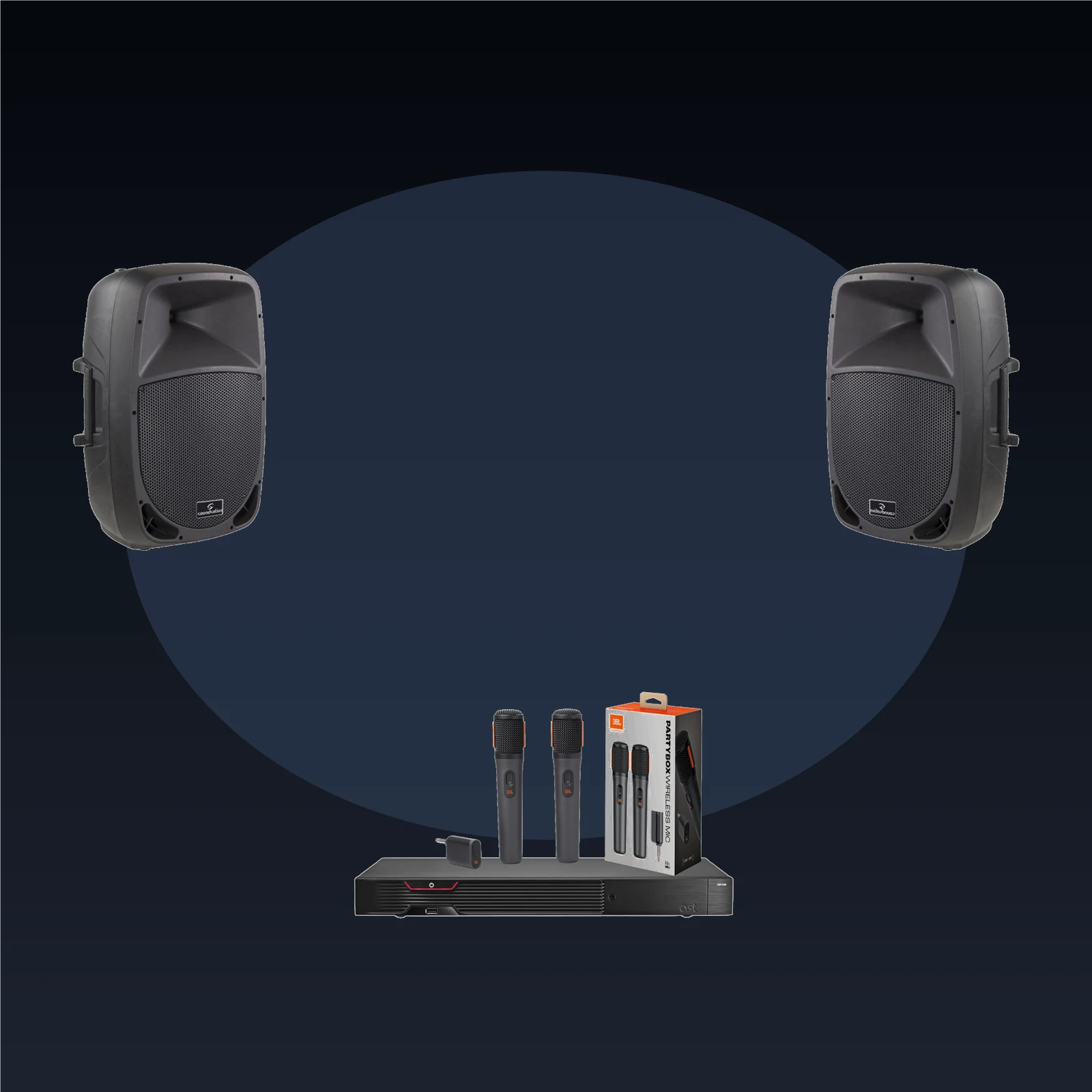 AST-250 + Jbl + SOUNDSATION GO-SOUND 15A
