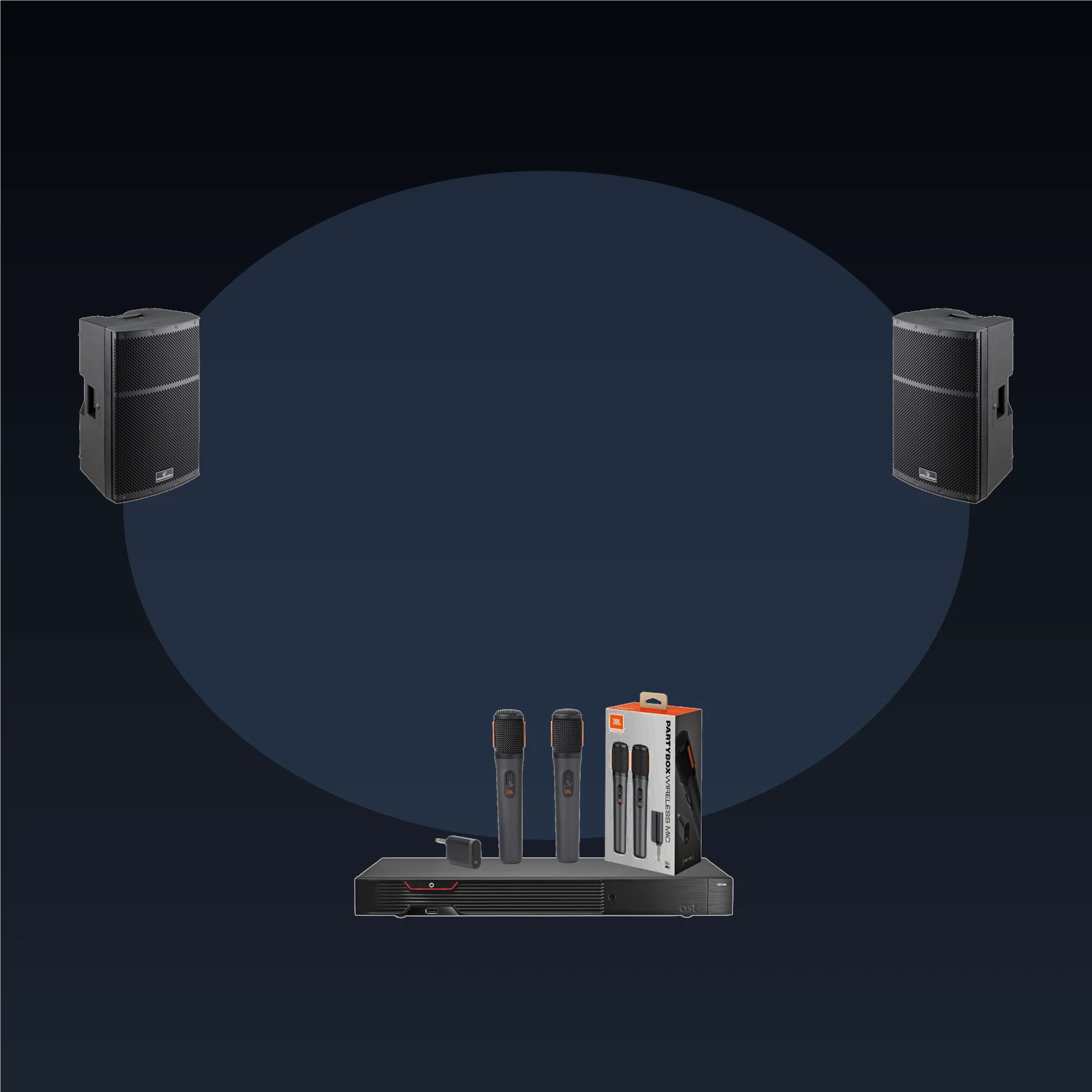 AST-250 + Jbl + SOUNDSATION HYPERTROP 10A