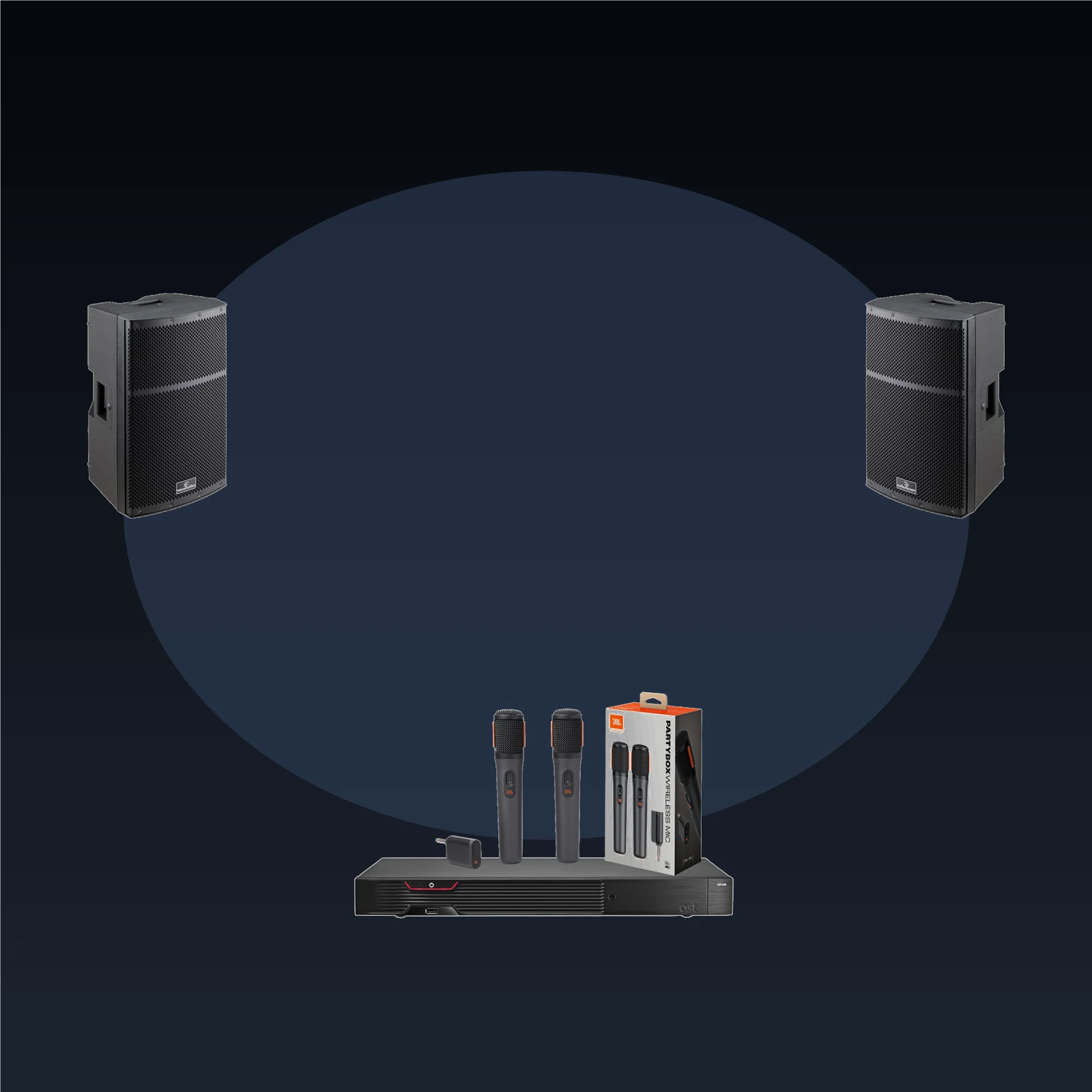 AST-250 + Jbl + SOUNDSATION HYPERTROP 12A