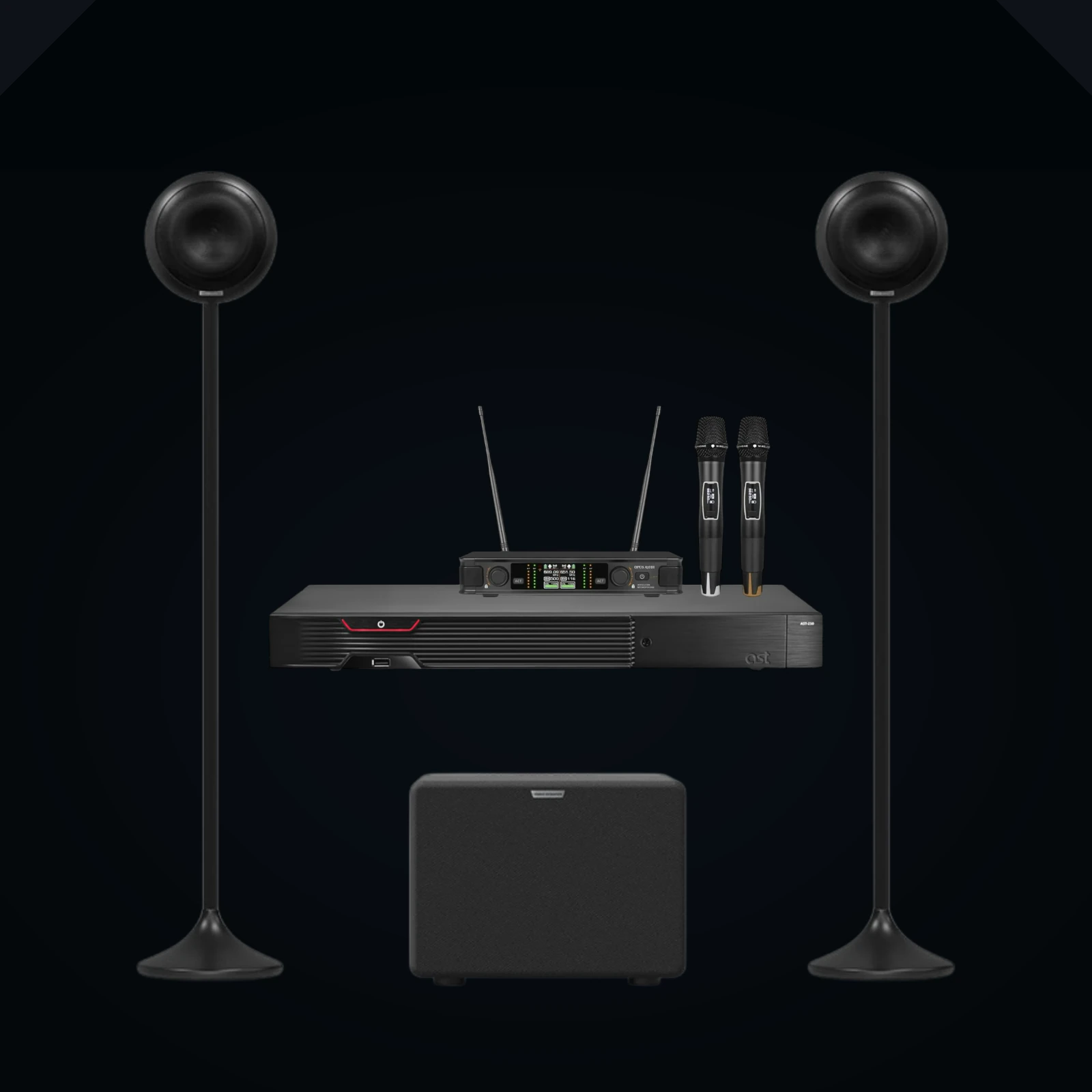 AST-250 + OpusA3HH + EVOLUTION SPHERE 2:1