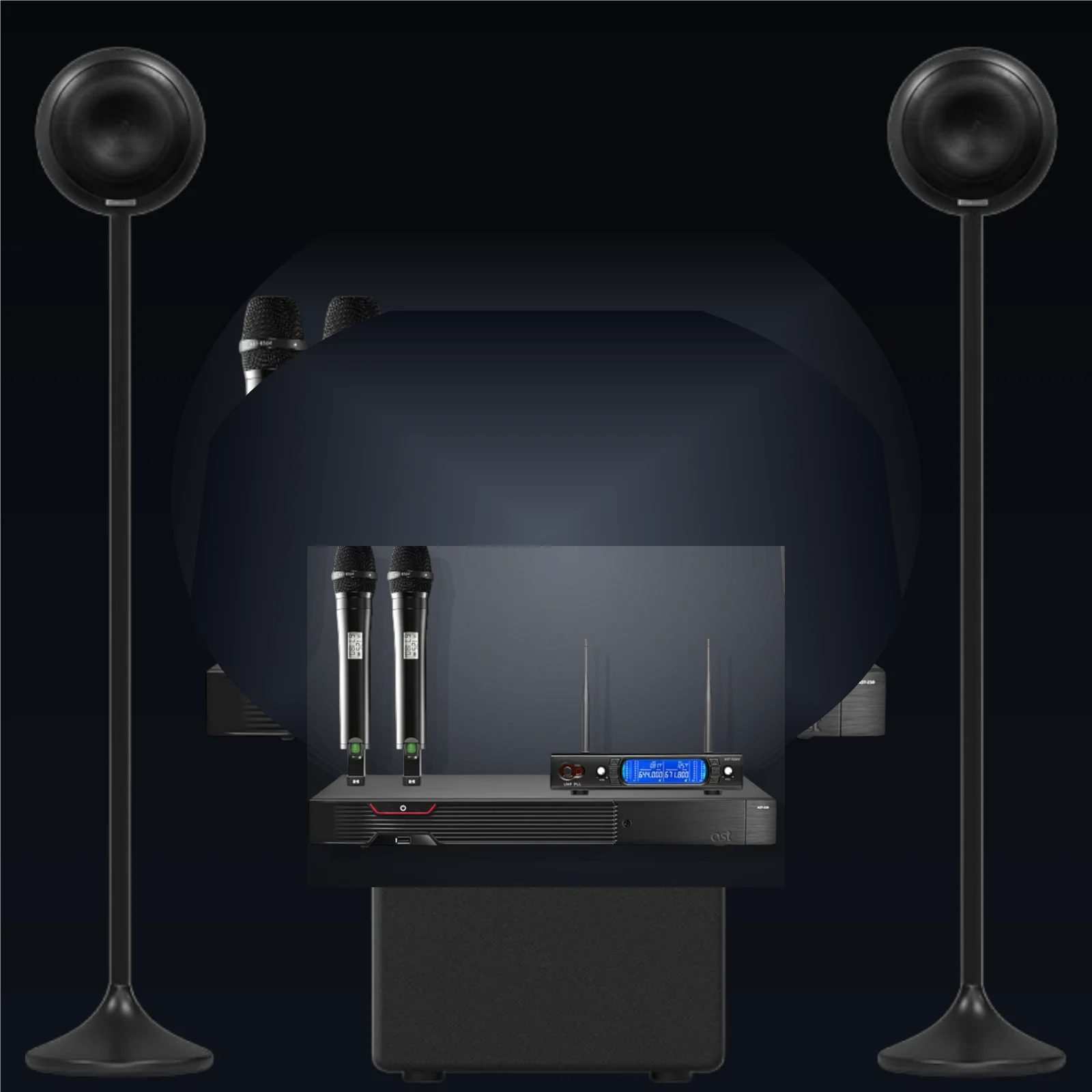 AST-250 + Shure PGX8 + EVOLUTION SPHERE 2:1