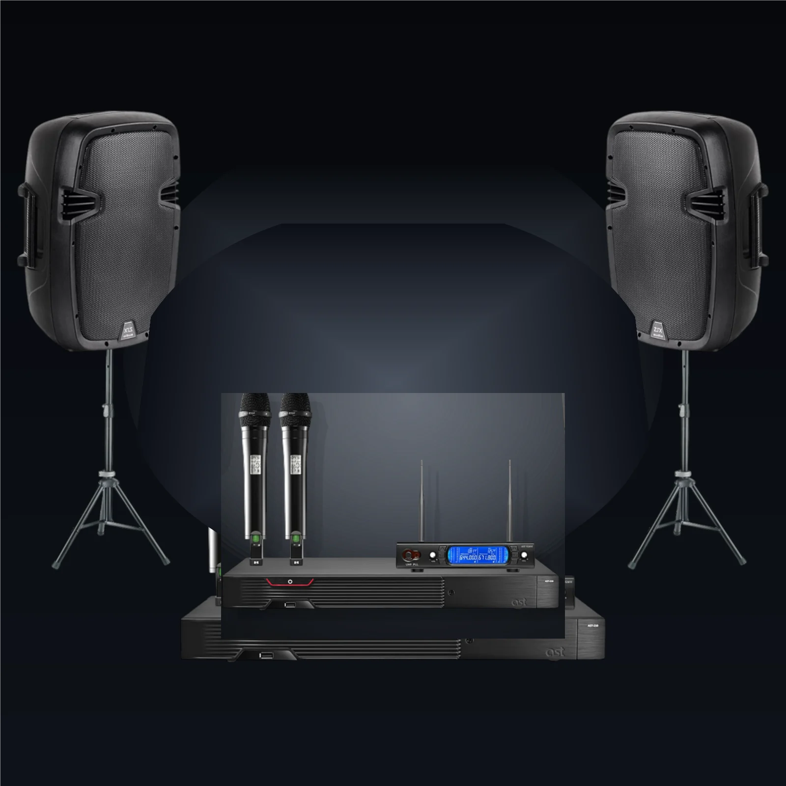 AST-250 + Shure PGX8 + ZTX BX-112