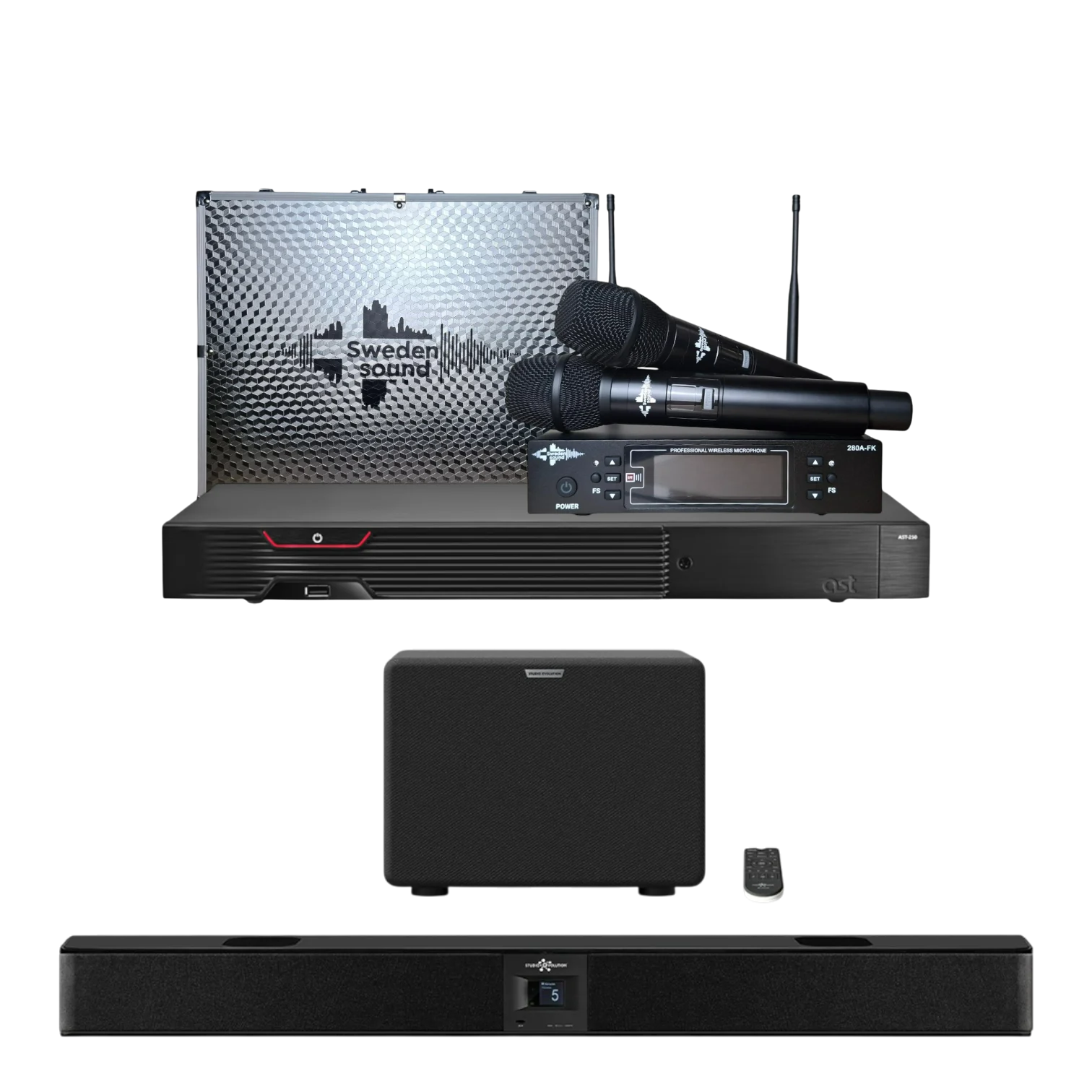 AST-250 + Sweden Sound + EVOLUTION SOUNDBAR 2:1