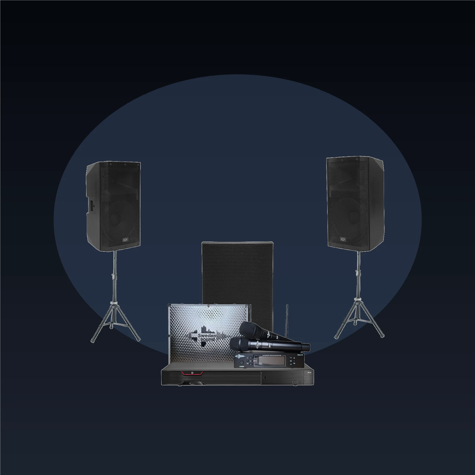 AST-250 + Sweden Sound + ZTX VRX-115A + 2 RX-112P 2:1