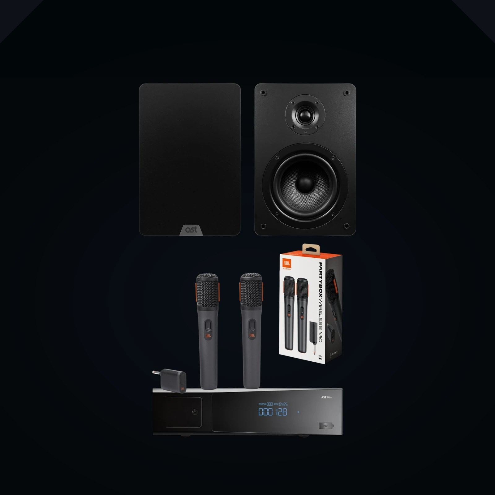 AST Mini + Jbl + AST SM6A