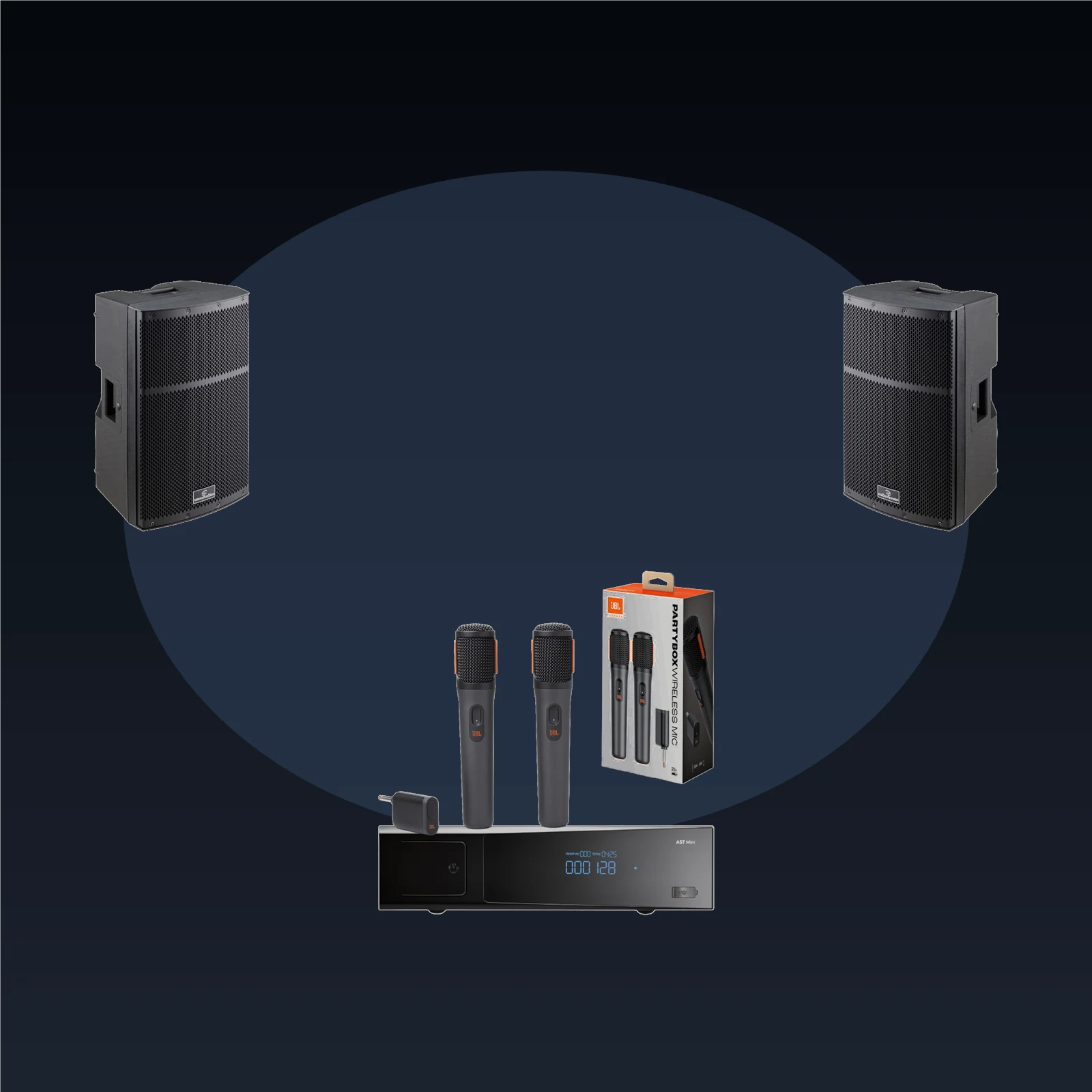 AST Mini + Jbl + SOUNDSATION HYPERTROP 15A