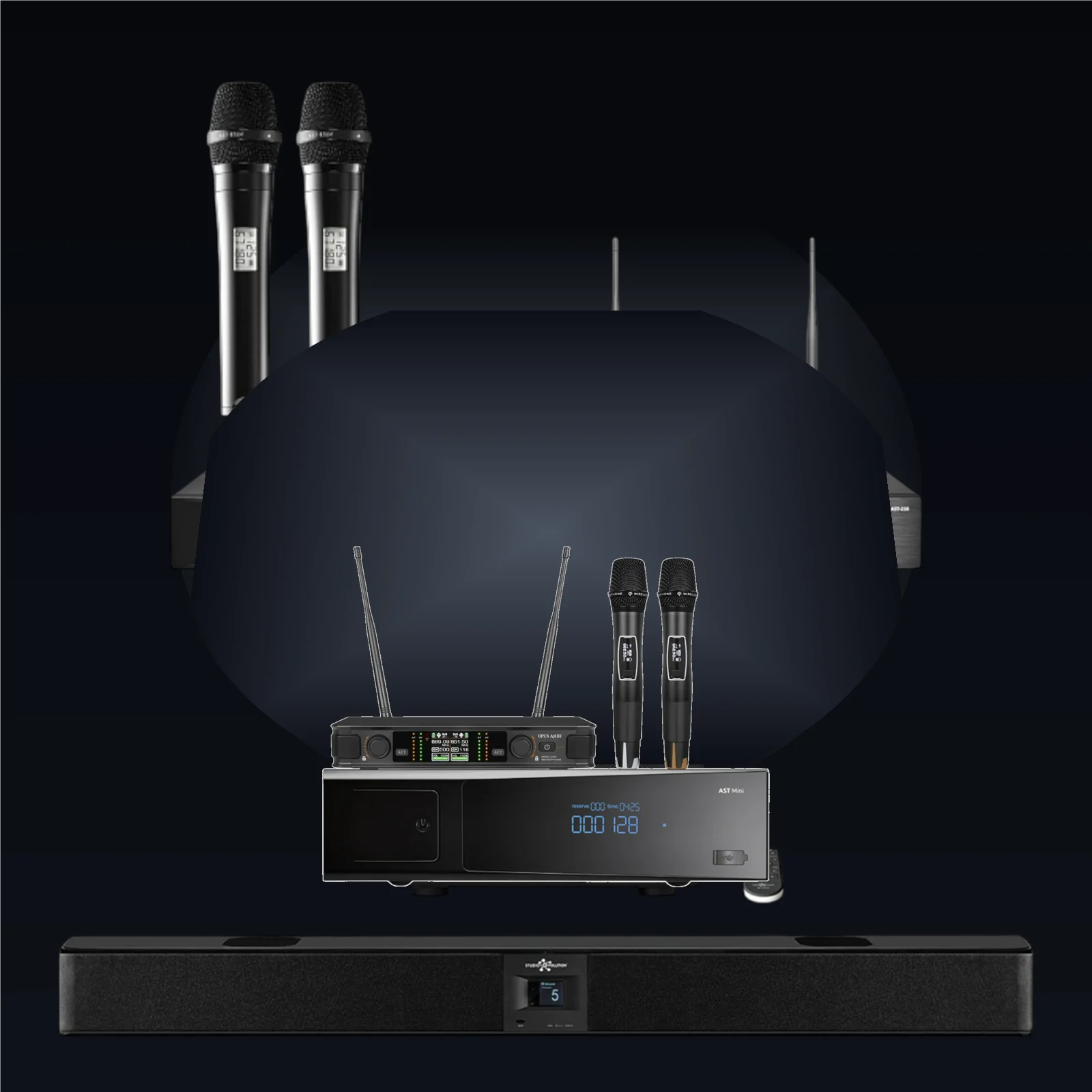 AST Mini + OpusA3HH + EVOLUTION SOUNDBAR 2:1