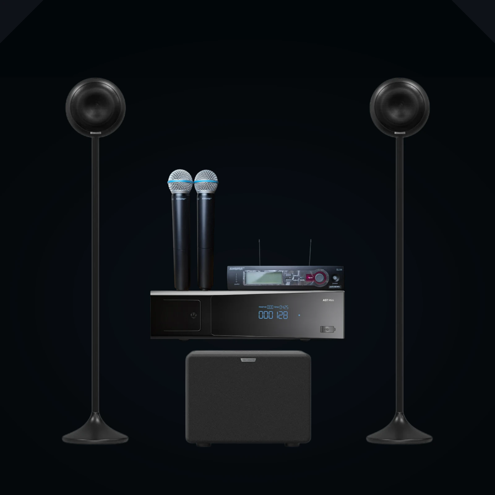 AST Mini + Shure PGX8 + EVOLUTION SPHERE 2:1