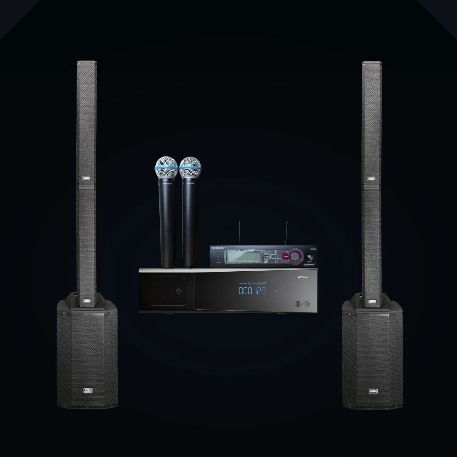 AST Mini + Shure PGX8 + Soundking ARTOS1000