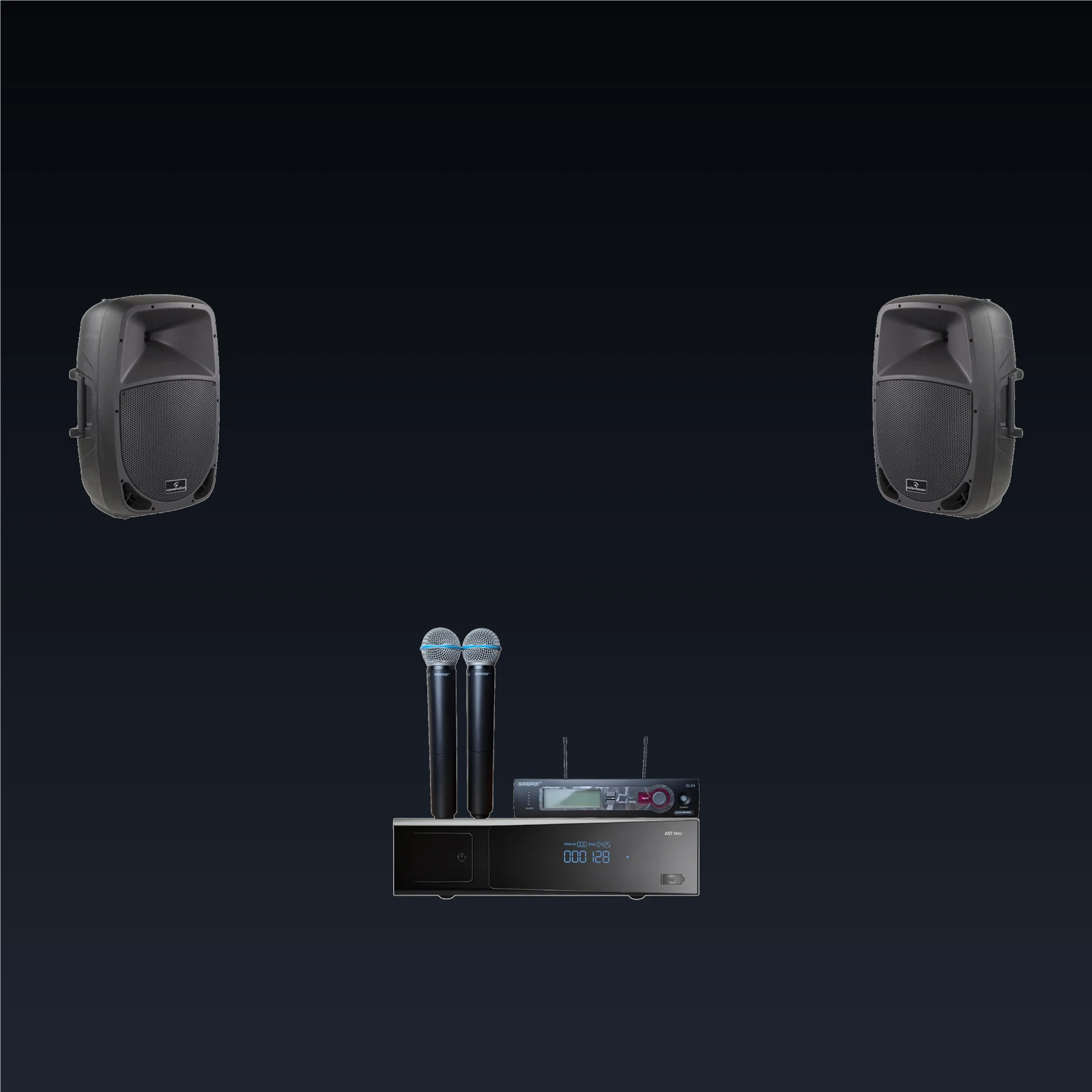 AST Mini + Shure PGX8 + SOUNDSATION GO-SOUND 10A