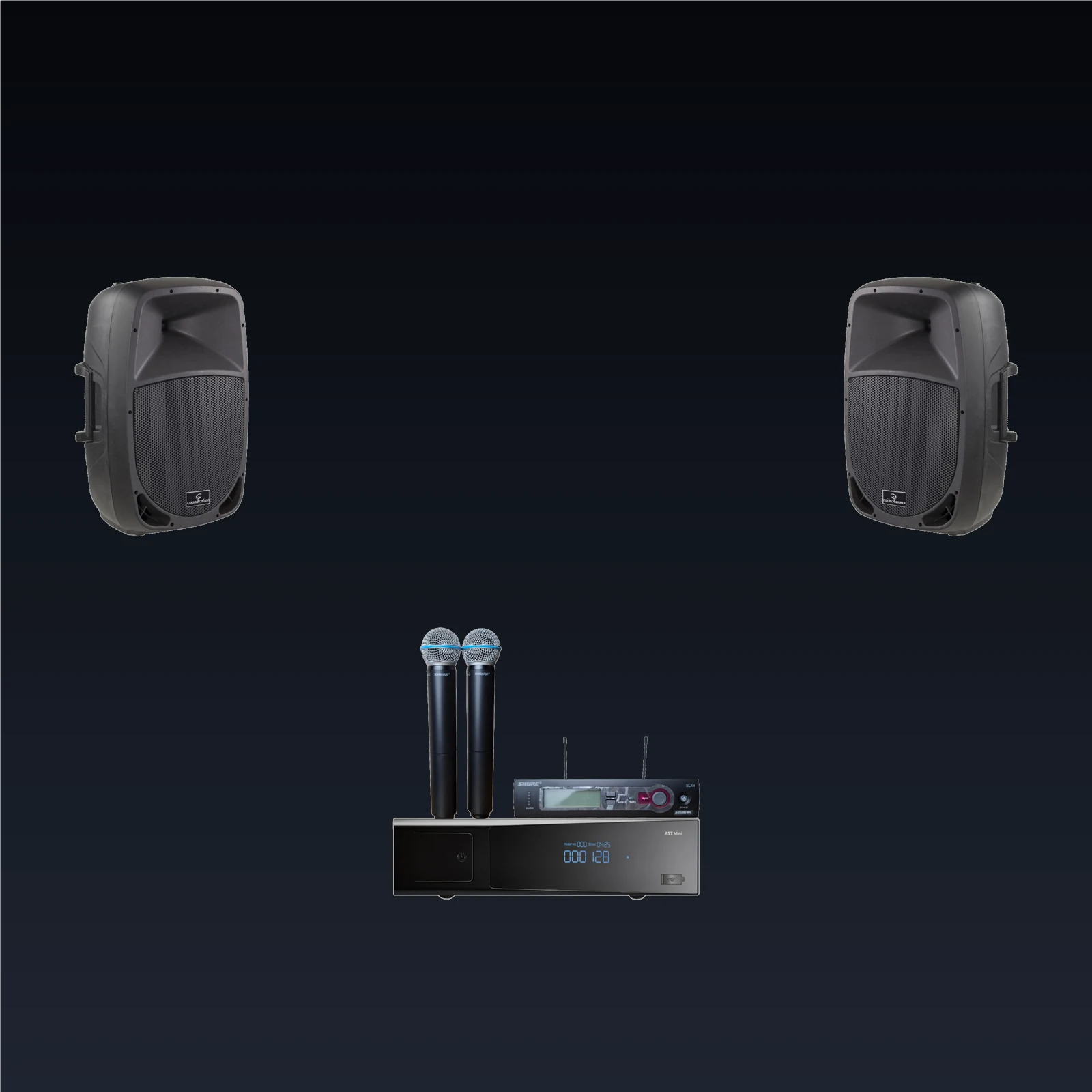 AST Mini + Shure PGX8 + SOUNDSATION GO-SOUND 12A