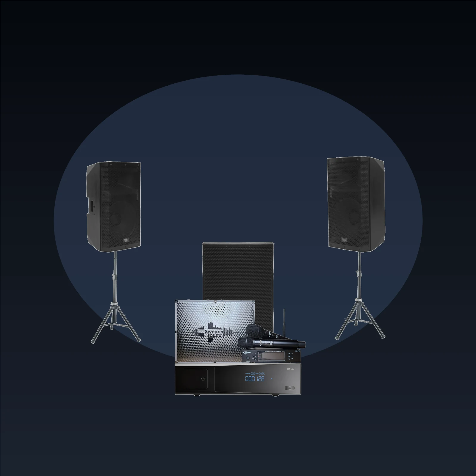 AST Mini + Sweden Sound + ZTX VRX-115A + 2 RX-112P 2:1